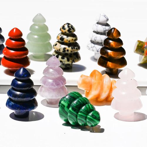 Mode Dekoration, Naturstein, Weihnachtsbaum, Modeschmuck, keine, 20x32mm, verkauft von PC