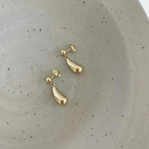 Brass Stud Earring, plated, fashion jewelry, more colors for choice, nickel, lead & cadmium free, 5.70x22mm, Sold By Pair
