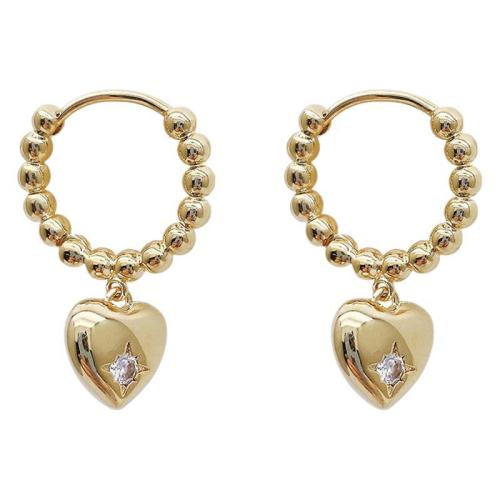 Brass Drop Earring, plated, fashion jewelry, more colors for choice, 20.40x14.40mm, Sold By Pair