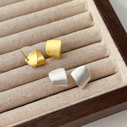 Brass Stud Earring, plated, fashion jewelry, more colors for choice, nickel, lead & cadmium free, 12.20x12.40mm, Sold By Pair