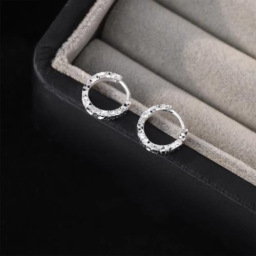 Brass Huggie Hoop Earring, plated, fashion jewelry, more colors for choice, 13.70x12.50mm, Sold By Pair