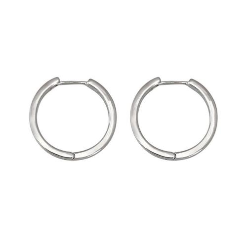 Brass Huggie Hoop Earring, plated, fashion jewelry, more colors for choice, 20x19mm, Sold By PC