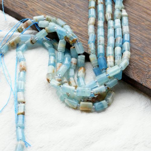 Gemstone Jewelry Beads, Calcite, with Seedbead, DIY, mixed colors, 6x10mm, Sold Per 38 cm Strand