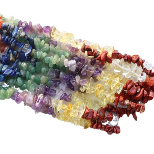 Gemstone Jewelry Beads, Rainbow Stone, DIY, mixed colors, 5x8mm, Sold By Strand