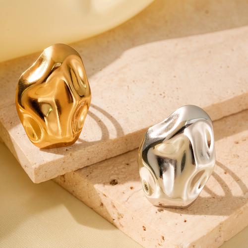 Stainless Steel Finger Ring, 304 Stainless Steel, plated, fashion jewelry & for woman & hollow, more colors for choice, Sold By PC