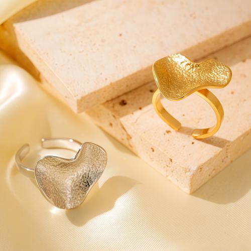 Stainless Steel Finger Ring, 304 Stainless Steel, Vacuum Plating, fashion jewelry & for woman, more colors for choice, Sold By PC