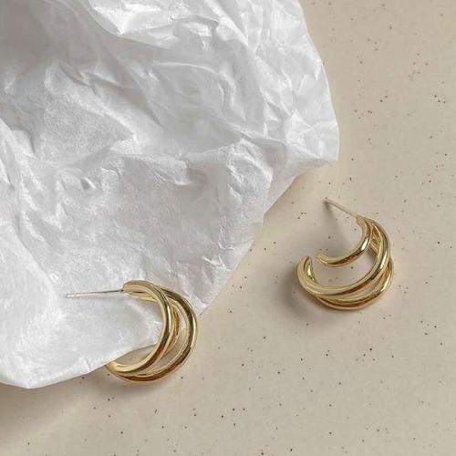 Brass Stud Earring, plated, fashion jewelry, more colors for choice, nickel, lead & cadmium free, 15x10.80mm, Sold By Pair