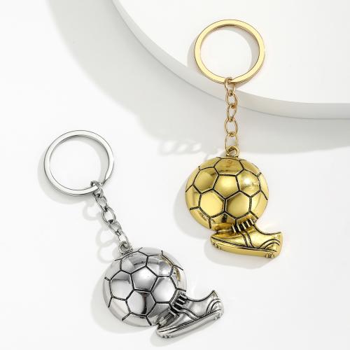 Porte-clés, alliage de zinc, Placage de couleur d'or, bijoux de mode, plus de couleurs à choisir, Vendu par PC