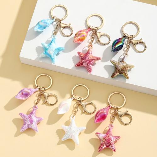 Llaveros, aleación de zinc, con resina, chapado en color dorado, Joyería, más colores para la opción, Vendido por UD