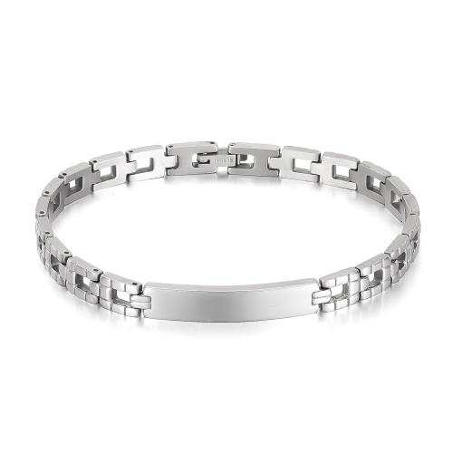 Stainless Steel Jewelry Bracelet, 304 Stainless Steel, plated, fashion jewelry & for man, original color, Sold By PC