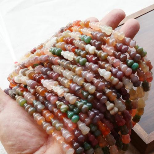 Achat Perlen, Yanyuan Agate, Kalebasse, DIY, gemischte Farben, 8x14mm, verkauft per 38 cm Strang