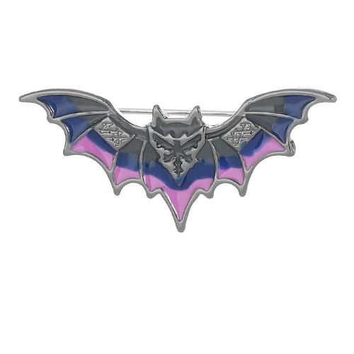 Tibetan Style Brooch, Bat, plated, Unisex & different styles for choice & enamel, Sold By PC