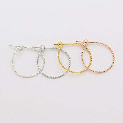 925 Sterling Silber Ohrringe Tropfen Zubehör, 925er Sterling Silber, DIY & verschiedene Größen vorhanden, keine, verkauft von Paar