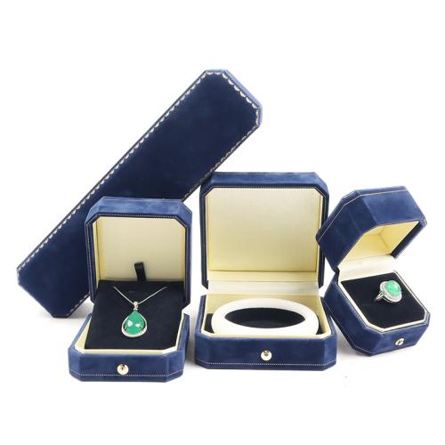 Suede Gift Box, with Plush, dustproof & different size for choice, more colors for choice, Sold By PC