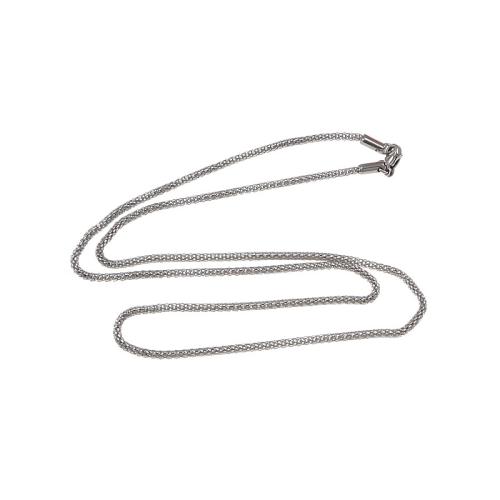 304 Stainless Steel Necklace, fashion jewelry & Unisex, Length:Approx 15 Inch, Sold By PC
