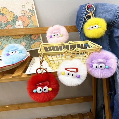 Bag Purse Charms Keyrings Keychains, Tibetan Style, with Polyester & Resin, multifunctional & Unisex, more colors for choice, 120x75mm, Sold By PC