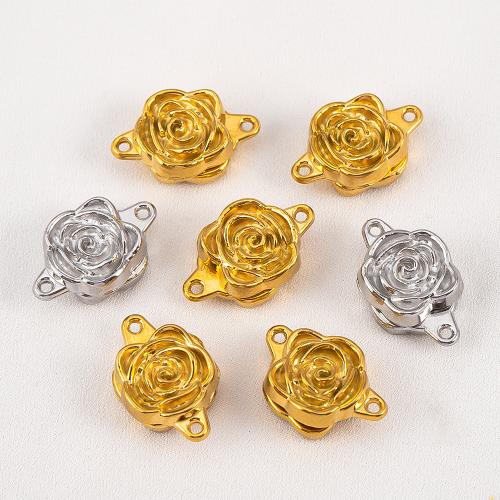 Stainless Steel Connector, 304 Stainless Steel, Rose, plated, DIY, more colors for choice, 10PCs/Bag, Sold By Bag