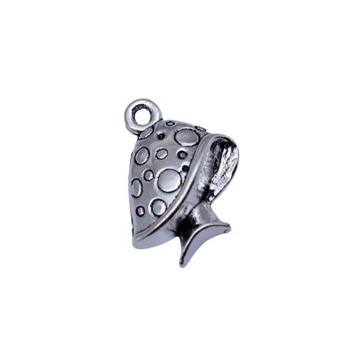 Tibetan Style Pendants, mushroom, plated, DIY, 20PCs/Bag, Sold By Bag