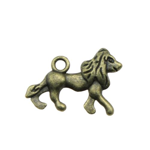 Tibetan Style Animal Pendants, Dog, plated, DIY, antique bronze color, 10PCs/Bag, Sold By Bag