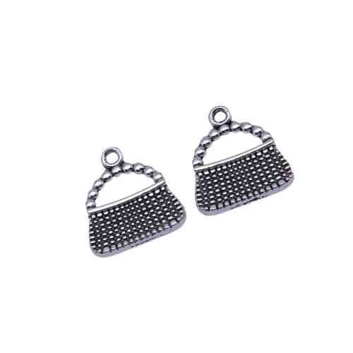 Tibetan Style Pendants, Handbag, plated, DIY & hollow, 20PCs/Bag, Sold By Bag