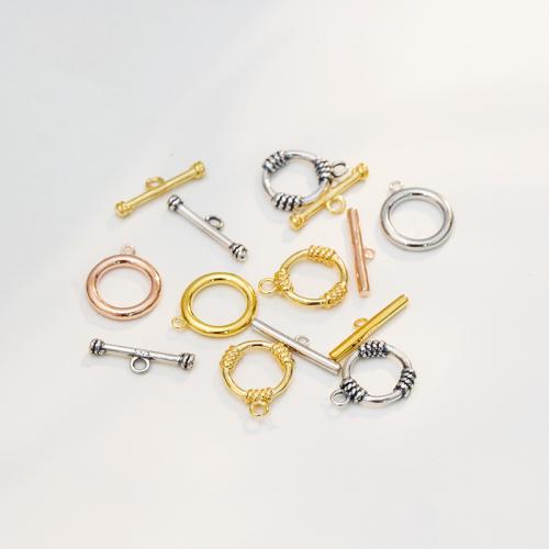 925 Sterling Silver Toggle Clasp, DIY & different styles for choice, Sold By PC