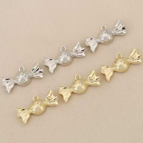 Fashion Halloween Pendant, Brass, Candy, plated, DIY & Halloween Jewelry Gift, more colors for choice, nickel, lead & cadmium free, 10PCs/Bag, Sold By Bag