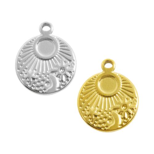 Stainless Steel Pendant Setting, 304 Stainless Steel, plated, DIY, more colors for choice, 10PCs/Bag, Sold By Bag
