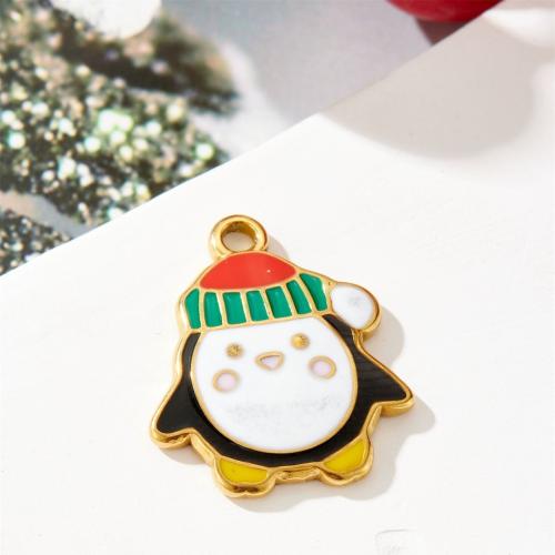 Stainless Steel Pendants, 304 Stainless Steel, plated, DIY & enamel, more colors for choice, 10PCs/Bag, Sold By Bag