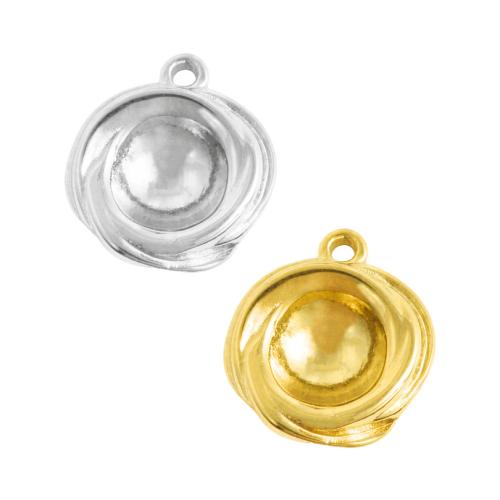Stainless Steel Pendant Setting, 304 Stainless Steel, plated, DIY, more colors for choice, 10PCs/Bag, Sold By Bag