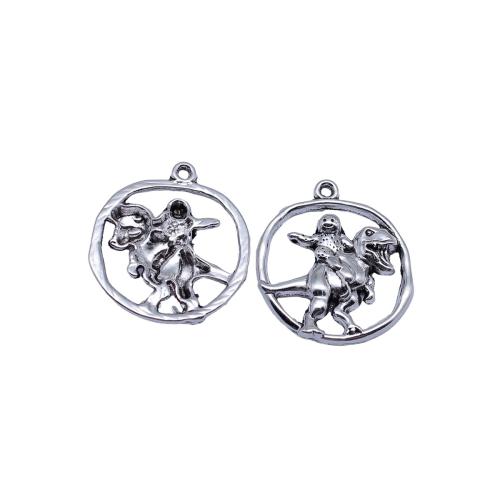 Tibetan Style Animal Pendants, plated, DIY & hollow, Sold By PC