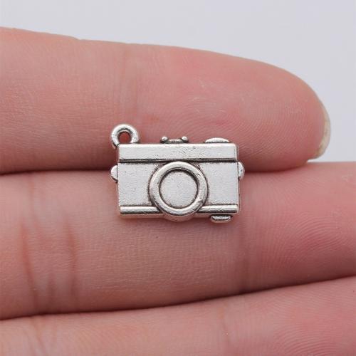 Tibetan Style Pendants, Camera, plated, DIY, 17x12mm, 10PCs/Bag, Sold By Bag
