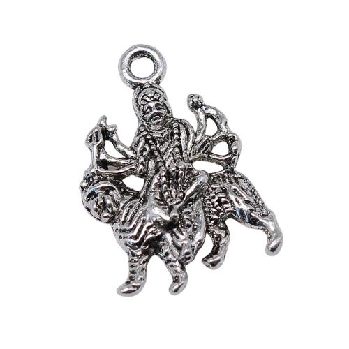 Tibetan Style Pendants, plated, DIY, Sold By PC