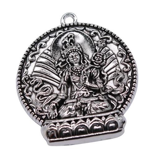 Tibetan Style Pendants, plated, DIY, Sold By PC