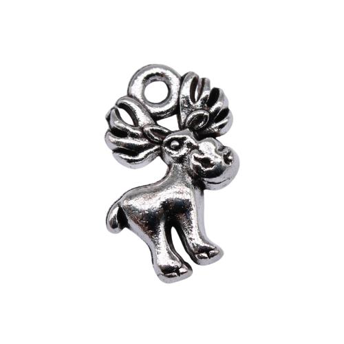 Tibetan Style Animal Pendants, plated, DIY, 10PCs/Bag, Sold By Bag