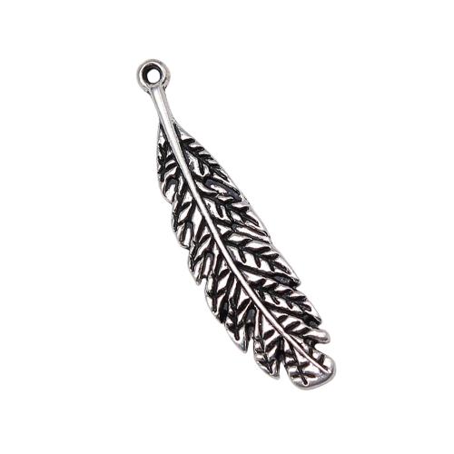 Pendentifs feuilles en alliage de zinc , Placage, DIY, 10PC/sac, Vendu par sac
