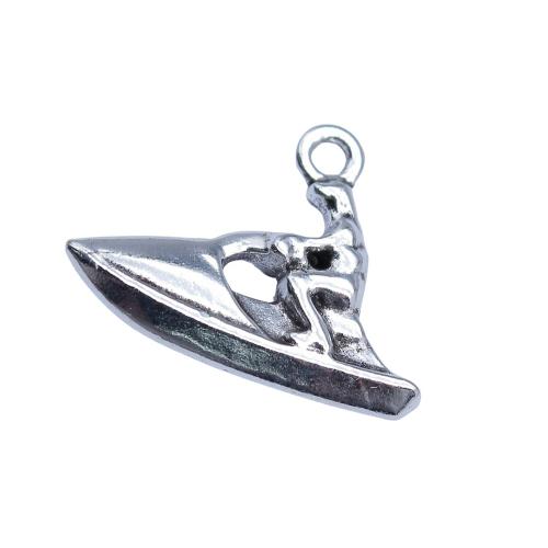 Tibetan Style Pendants, plated, DIY, 10PCs/Bag, Sold By Bag