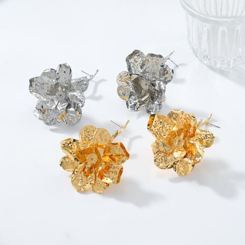 Pendientes de Aleación de Zinc, chapado en color dorado, Joyería, más colores para la opción, Vendido por Par