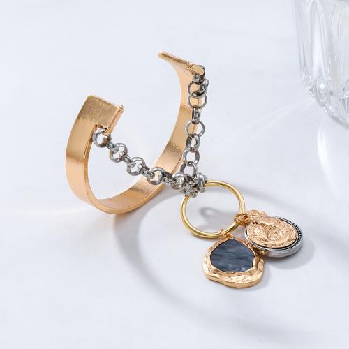 Zinklegierung Armband, goldfarben plattiert, 2 Stück & Modeschmuck, keine, verkauft von setzen