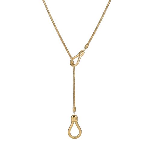 Stainless Steel Sweater Chain Necklace, 304 Stainless Steel, plated, fashion jewelry & for woman, more colors for choice, Sold By PC