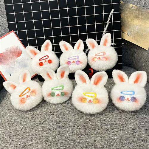 Bag Purse Charms Keyrings Keychains, Tibetan Style, with Polyester & Resin, multifunctional & Unisex, more colors for choice, 85x130mm, Sold By PC