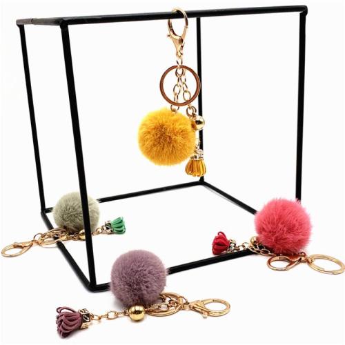 Bag Purse Charms Keyrings Keychains, Tibetan Style, with Polyester, multifunctional & Unisex, more colors for choice, 120mm, Sold By PC