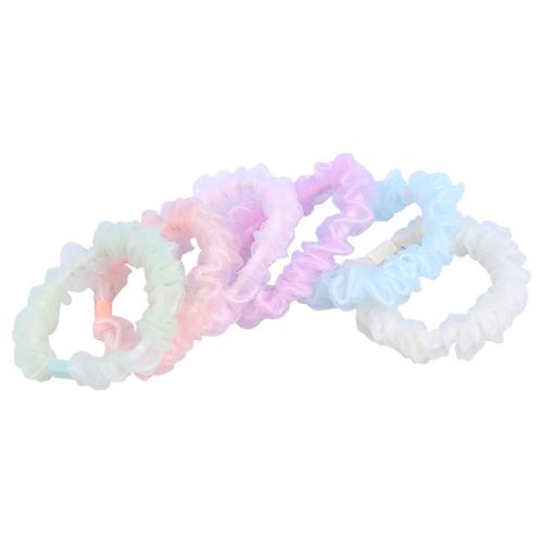 Hair Scrunchies, Cloth, with Organza, DIY, more colors for choice, Sold By PC