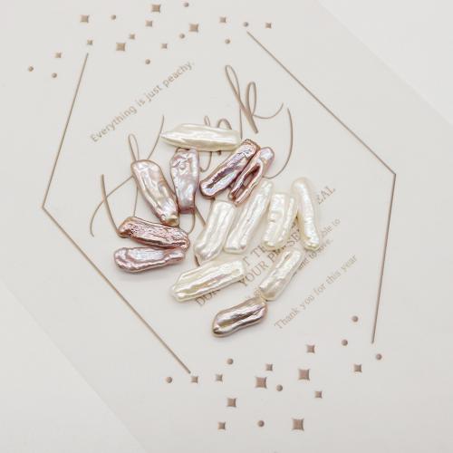 Cultured No Hole Freshwater Pearl Beads, Baroque, DIY, more colors for choice, 8x26mm, Sold By PC