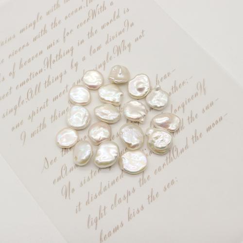 Kein Loch Süßwasser Zuchtperlen, Natürliche kultivierte Süßwasserperlen, Knopf, DIY, gemischte Farben, 13x14-15x17mm, verkauft von PC
