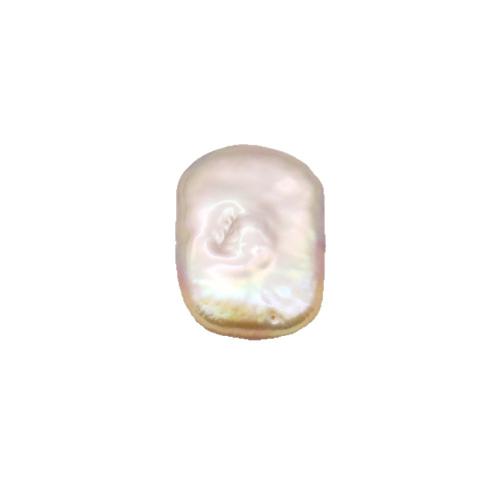 Cultured No Hole Freshwater Pearl Beads, Baroque, DIY, mixed colors, 13x18mm, Sold By PC