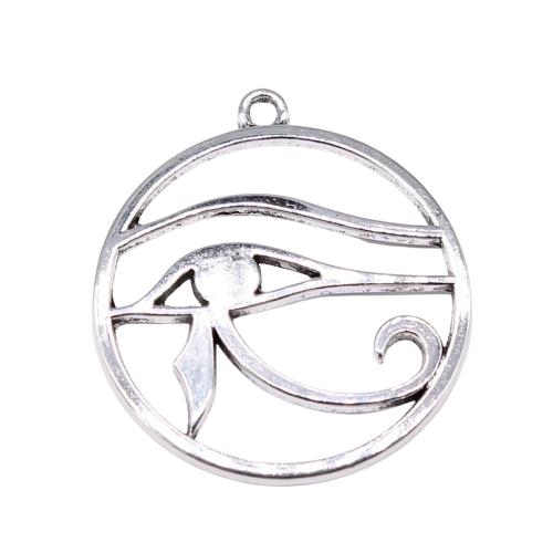 Pendentifs en alliage de zinc, Rond, Placage, DIY & creux, plus de couleurs à choisir, Vendu par PC