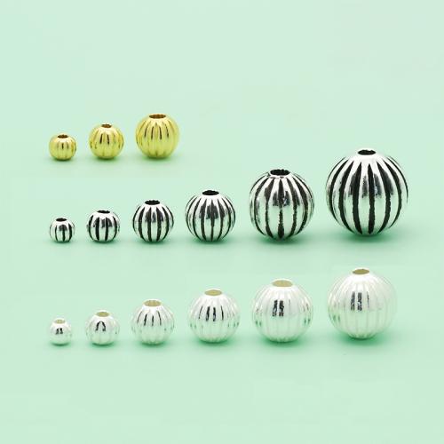 Perles en argent sterling 925, Citrouille, DIY & styles différents pour le choix, Vendu par PC