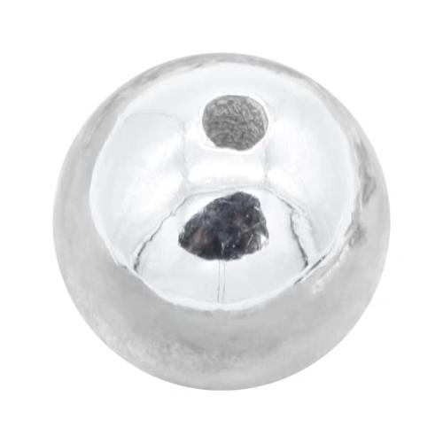 Perles en argent sterling 925, Rond, DIY & normes différentes pour le choix & styles différents pour le choix, Vendu par PC