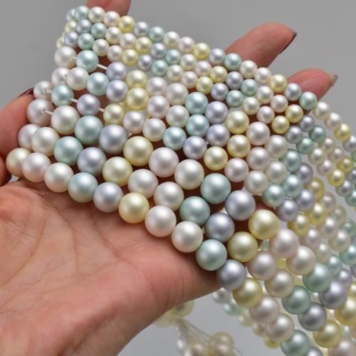 Glass Pearl Beads, Glass Beads, DIY, more colors for choice, 6-10mm, Sold Per 38 cm Strand