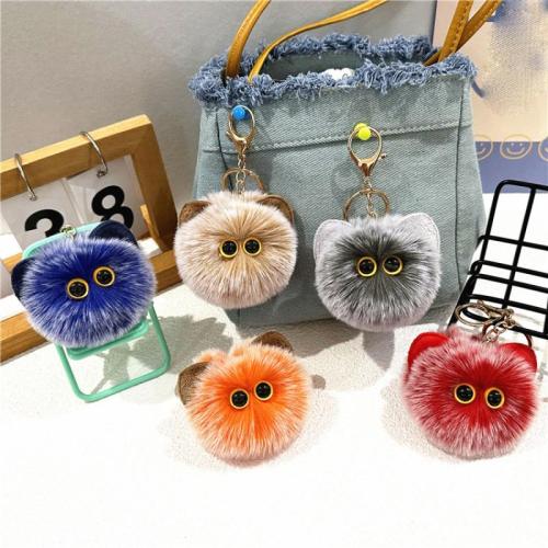 Bag Purse Charms Keyrings Keychains, Tibetan Style, with Polyester & Resin, fashion jewelry & Unisex, more colors for choice, 130x80mm, Sold By PC
